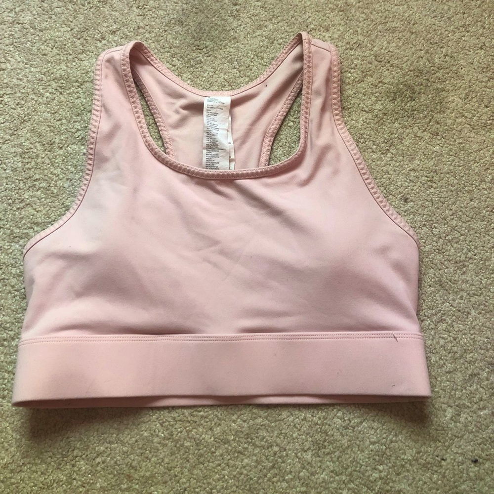 Fabletics Light Pink Sports Bra Size M